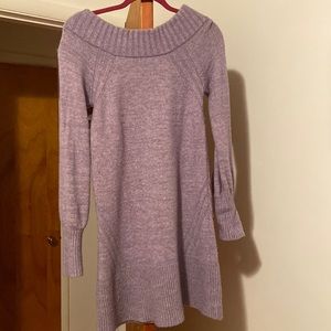 Anthropologie Lavender Sweater Dress